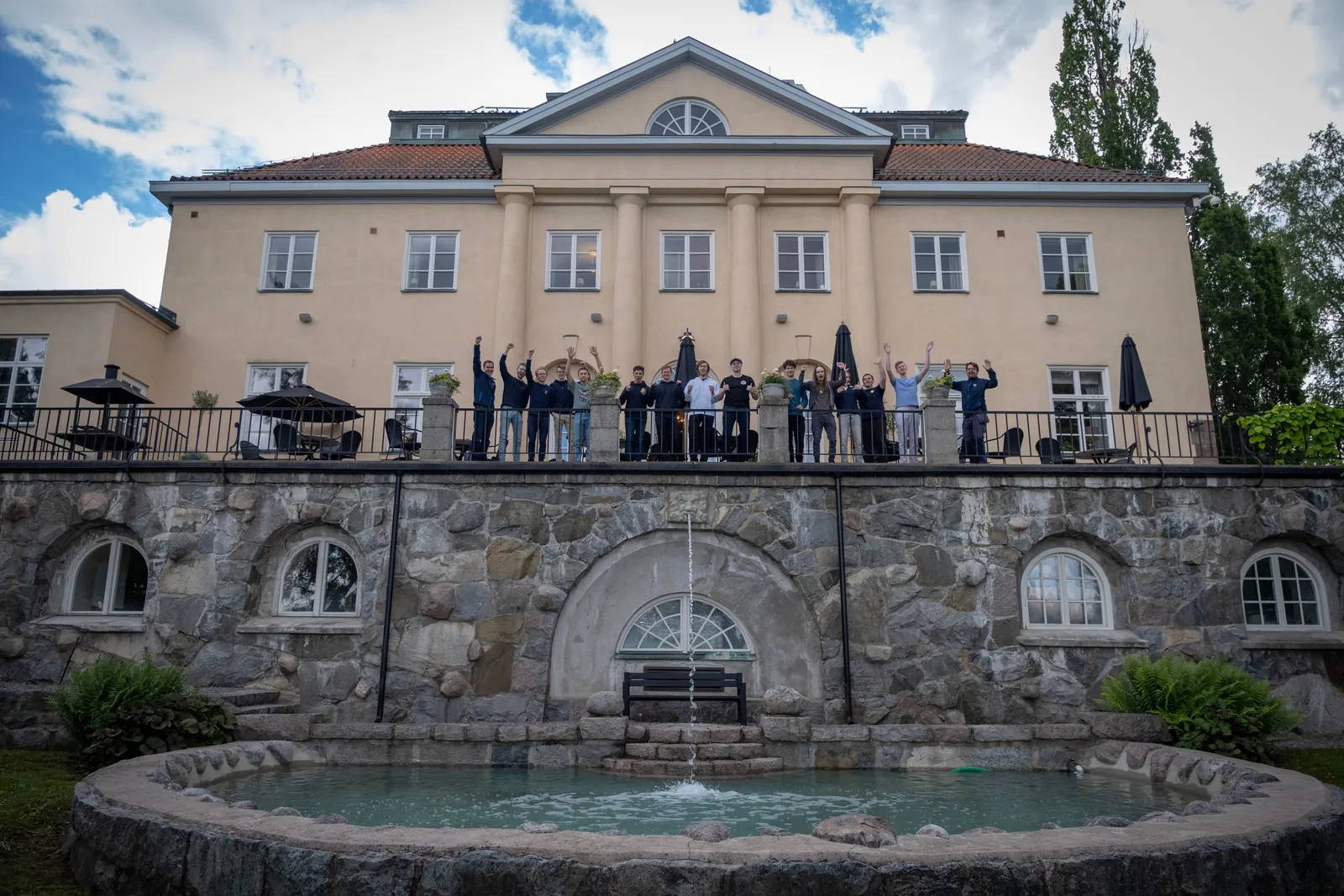 Landslaget samlat